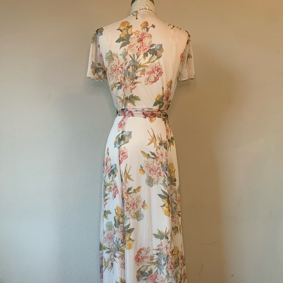 Floral Warp Maxi Dress 💖 NWT - Picture 5 of 5